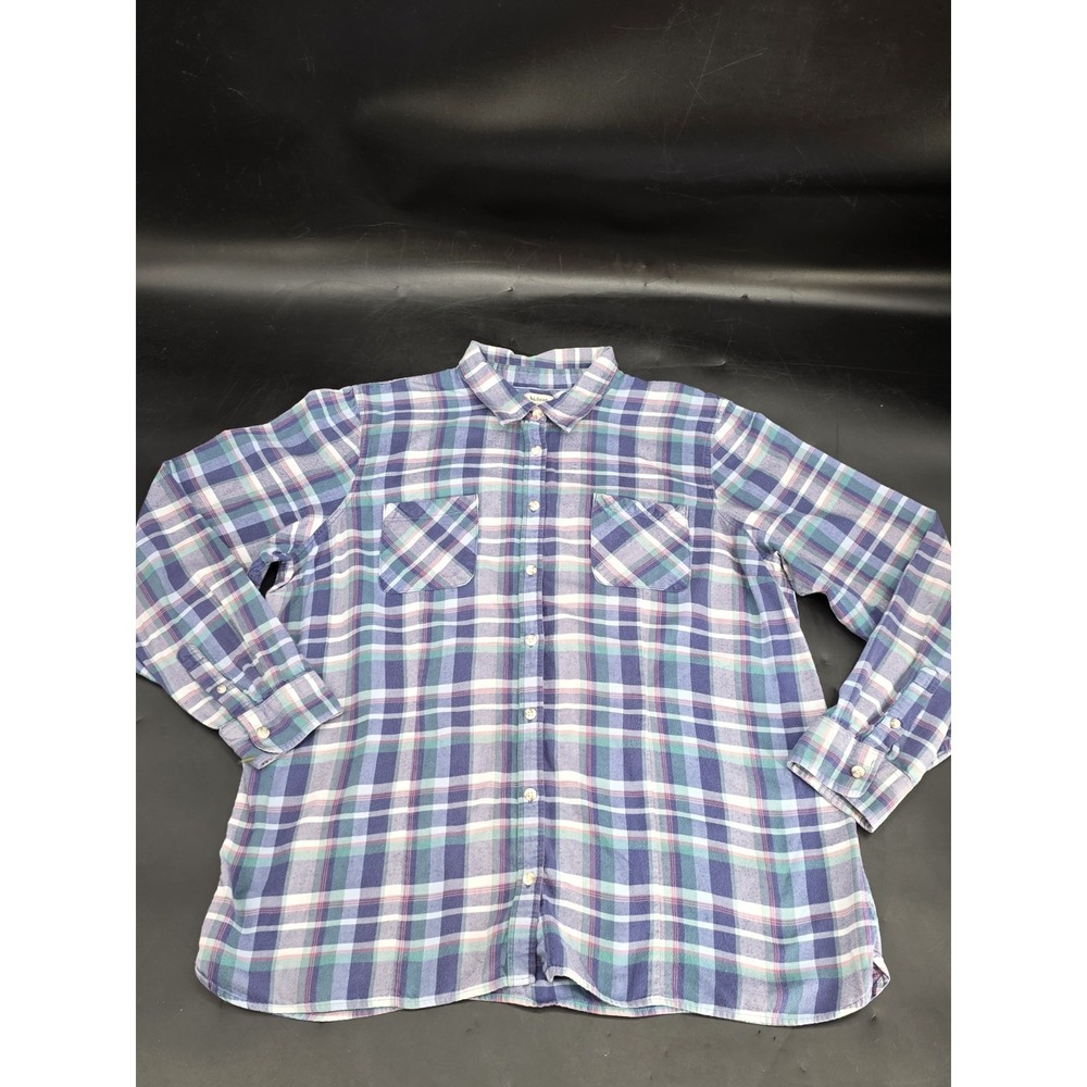 L.L. Bean Vintage Men's XL Regular Plaid Shirt Button Up